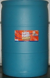 Spray Power Orange 55 Gallon Drum